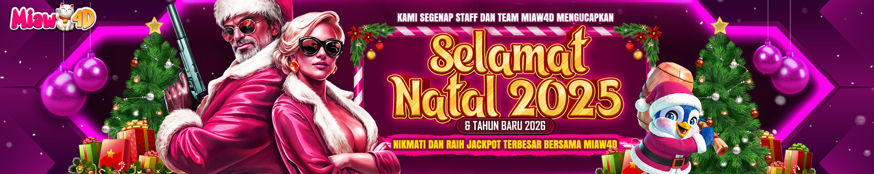 Selamat Natal & Tahun Baru 2026 | MIAW4D